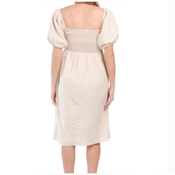 7 for all Mankind Puff Linen Dress - Picture 2 of 2